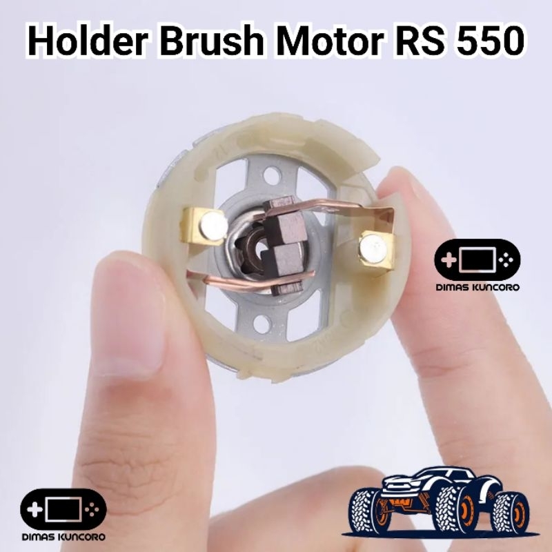 Holder Brush Motor RS 550 carbon sikat arang karbon dinamo bor cordless 540 555 rs540 rs550 rs555