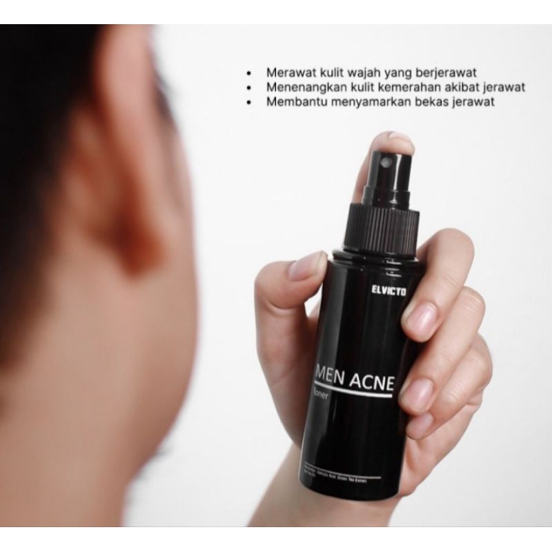 ELVICTO MEN ACNE TONER 100ML / elvicto toner / toner elvicto
