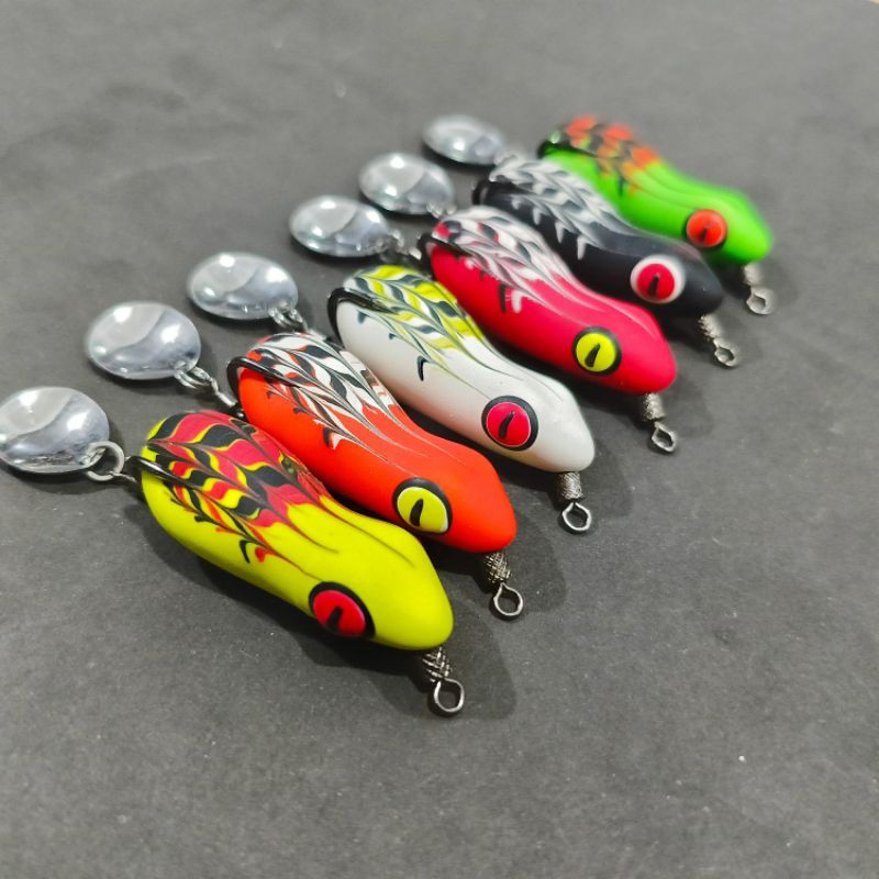 SOFT FROG 5 CM SV LURE UMPAN IKAN GABUS||TOMAN
