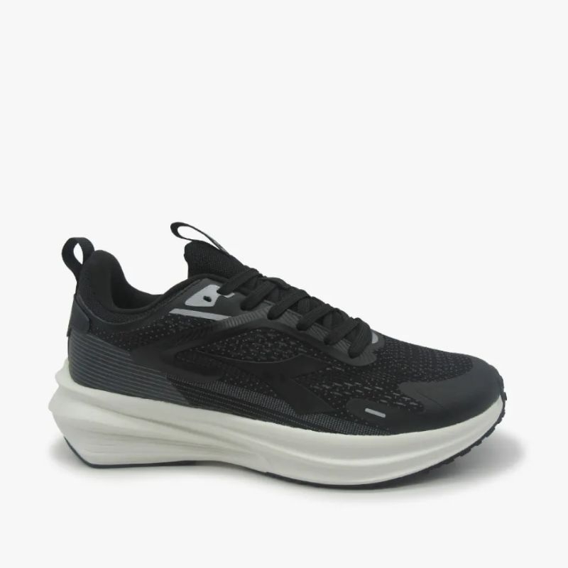 Diadora Hustle Men's Running Shoes Black White