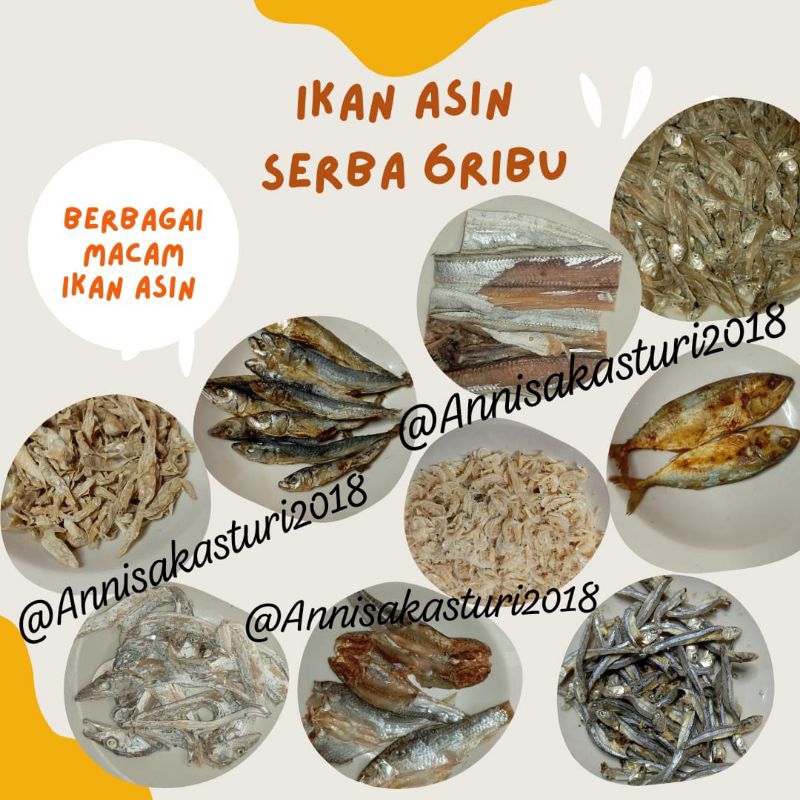 

Ikan Asin Teri, Sepat, Layur, Rebon Dll