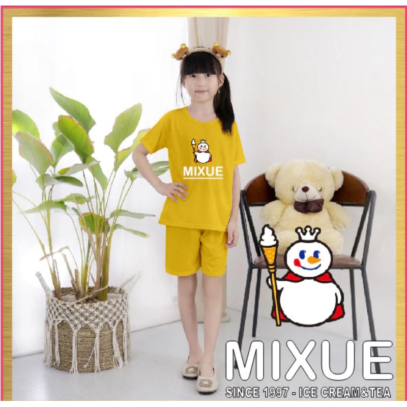 setelan anak perempuan mixue