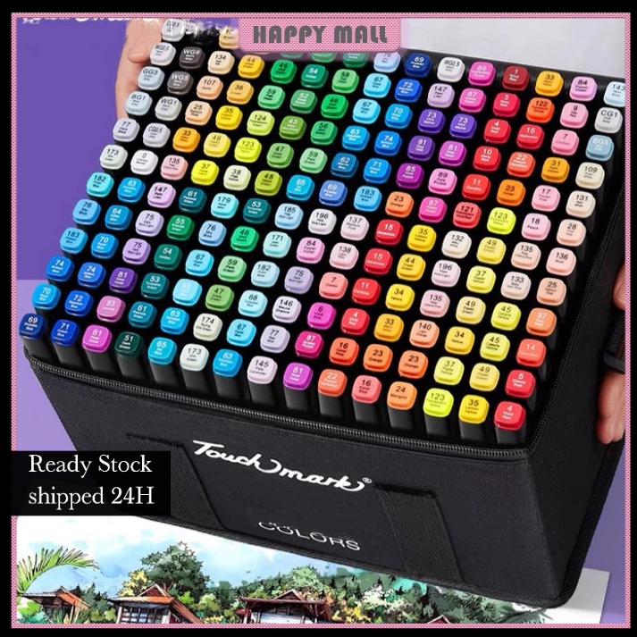 

12.12 sale 【LOWEST-PRICE】COD Touch 12/36/48/60/80/120 Warna Sketsa Spidol Umum General Marker Set Animation Markers / Twin Market Set Spidol grosir