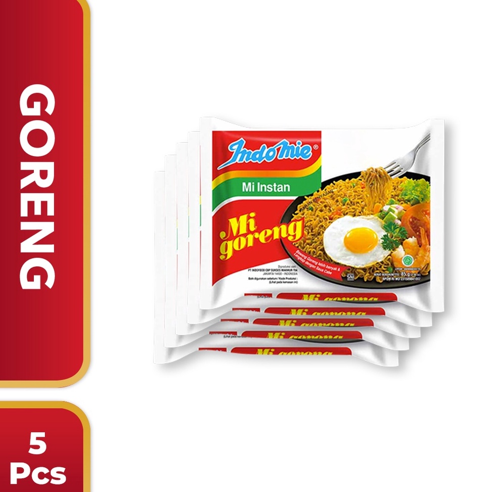 

BZMX1053 Ready Stok 5 Pcs - Indomie Goreng Spesial