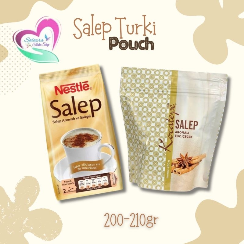 

Minuman SALEP TURKI PAKET | Minuman Salep Turki | Salep Kocatepe Turki | Nestle Salep Turki Paket 210gr