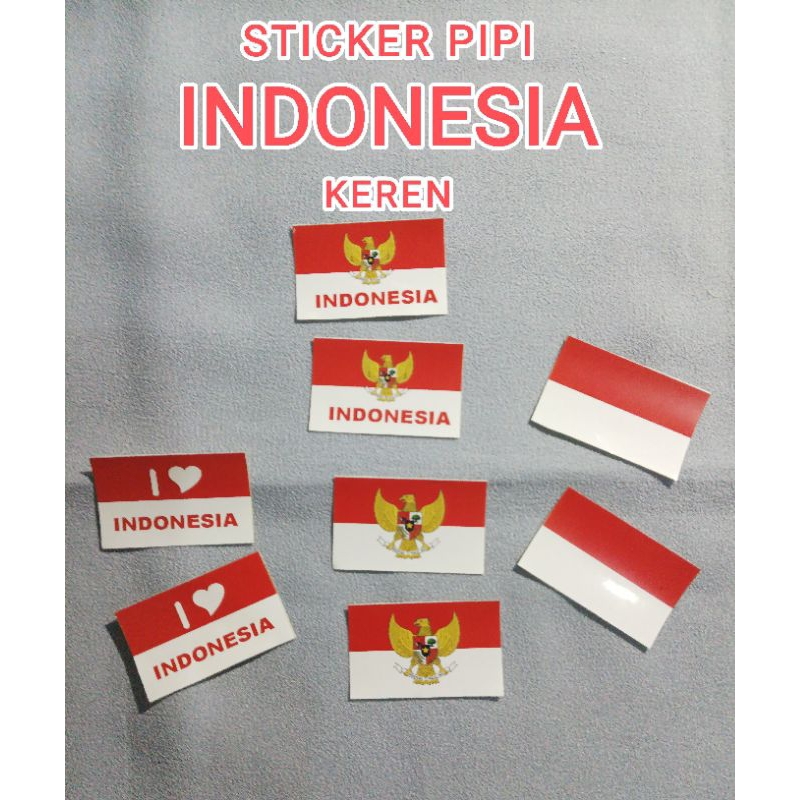 

STICKER PIPI INDONESIA ( 50 PCS ) Ukuran 2×3 Sangat murah