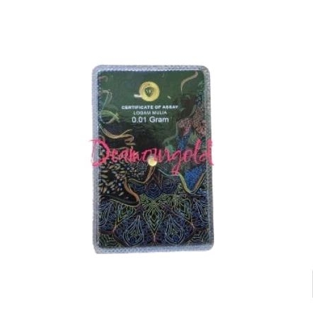 Logam Mulia Minigold Souvenir Series 0.01 gram