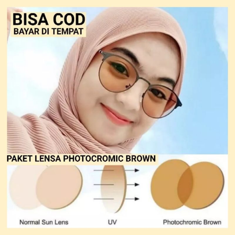 kacamata Photocromic brown 1920