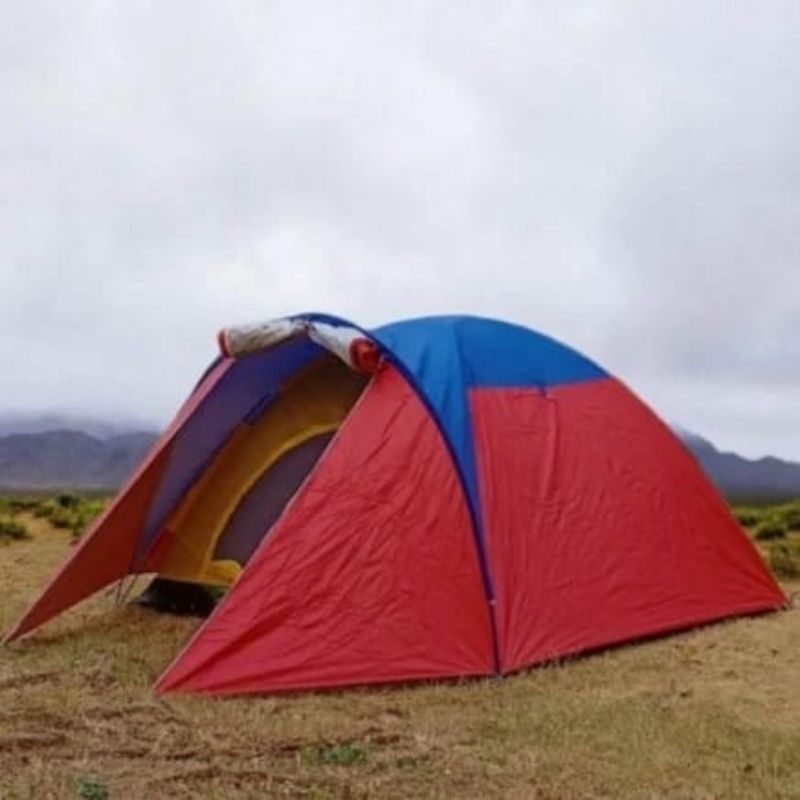 tenda doubel layer/ tenda kapasitas empat/ tendaki / tenda murah/ tenda camping/ tenda kapasitas 4
