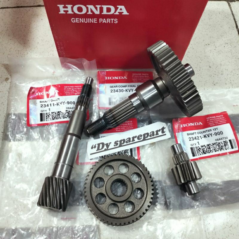 Gear rasio Beat karbu Set Gigi rasio Scoopy spacy karbu KVY