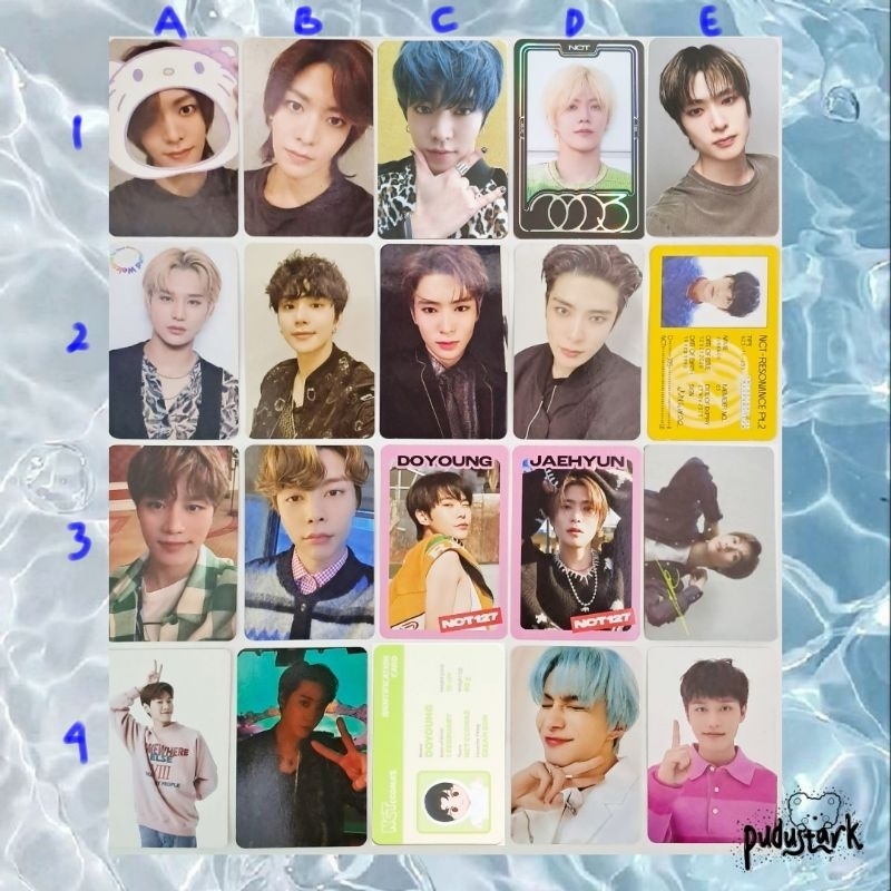 [READY] NCT 127 PHOTOCARD OFFICIAL taeil johnny yuta mark jungwoo haechan jaehyun doyoung id card wt