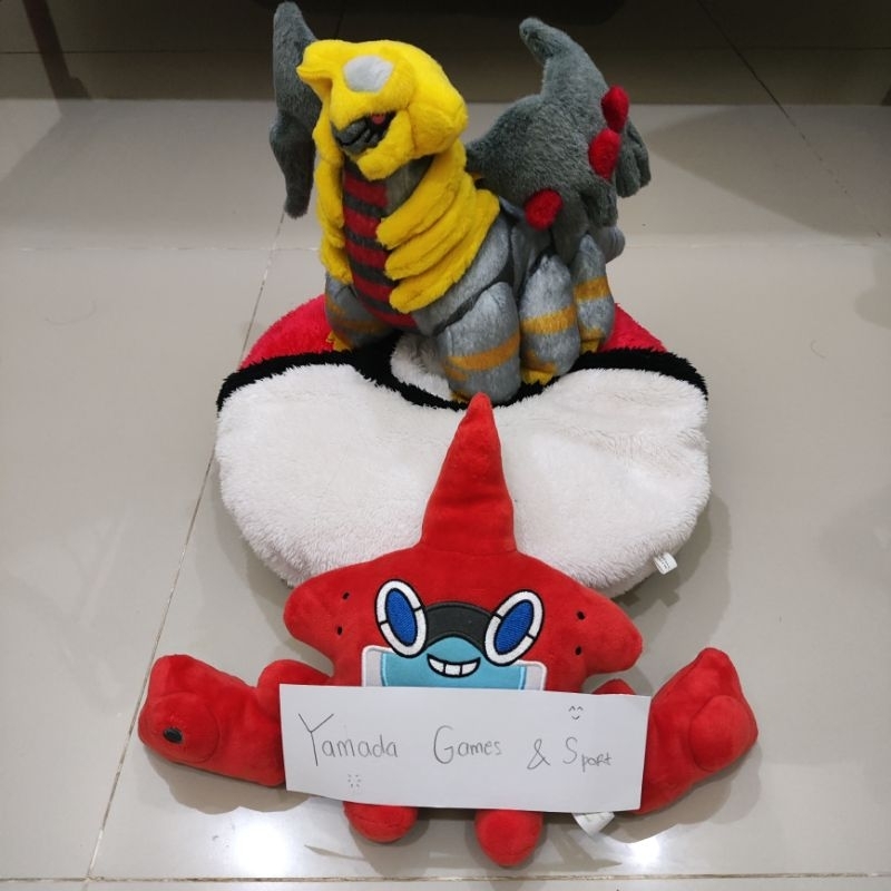POKEMON TARTS GIRATINA ORI ORIGINAL TAKARA TOMY ARTS BONEKA PLUSH DOLL IMPORT MATA KERAS T-ARTS Bone