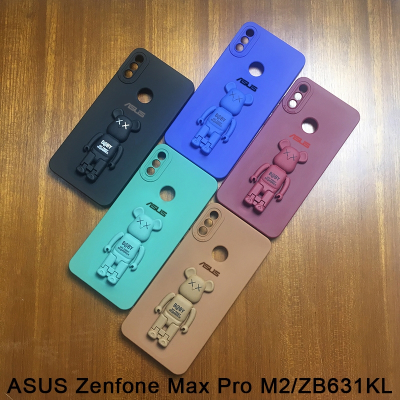 SOFT CASE ASUS ZENFONE MAX PRO M1 M2 ZB631KL ZB601KL ZB602KL CASING LUCU UNIK BERUANG BENTUK RING ST