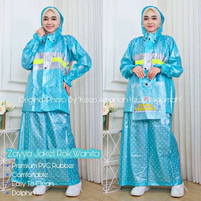 JAS HUJAN ROK, JAS HUJAN WANITA, MANTEL WANITA