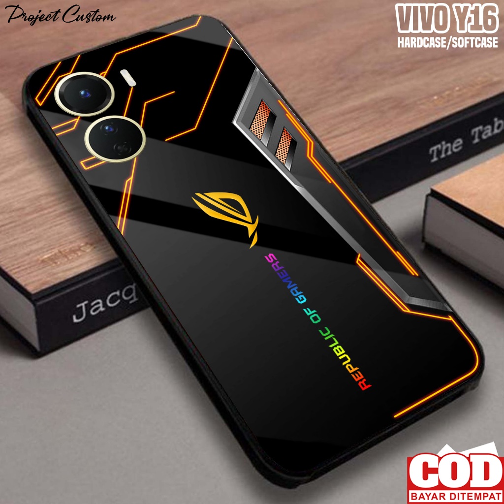 Case Vivo Y16 - Casing Hp Vivo Y16 [ ROG ] Silikon Hp - Kondom Hp - Case Terlaris - Mika Hp - Cover 