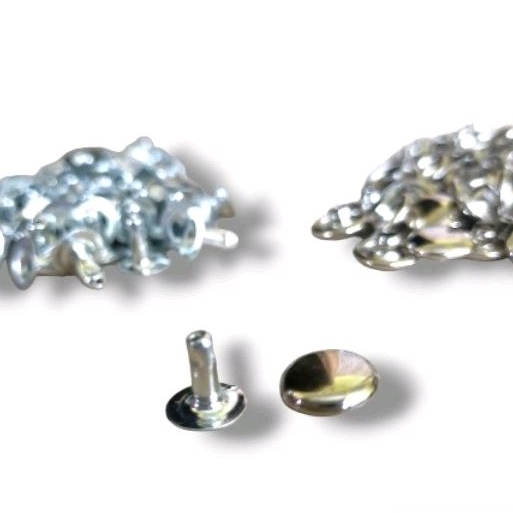 100 Set Keling Centang atau Keling Penyet Serbaguna || Keling Pasang Gasper Tali Helm