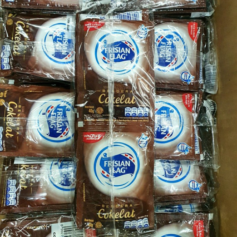 

Susu bendera sachet putih dan coklat kemasan 1 pack isi 1 sachet x 38gr harga per pack isi 1 sachet atau 1 pack