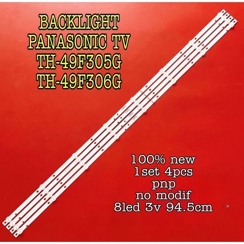 LAMPU LED BL BACKLIGHT TV PANASONIC TH-49F305G TH-49F306G 49F305G 49F306G