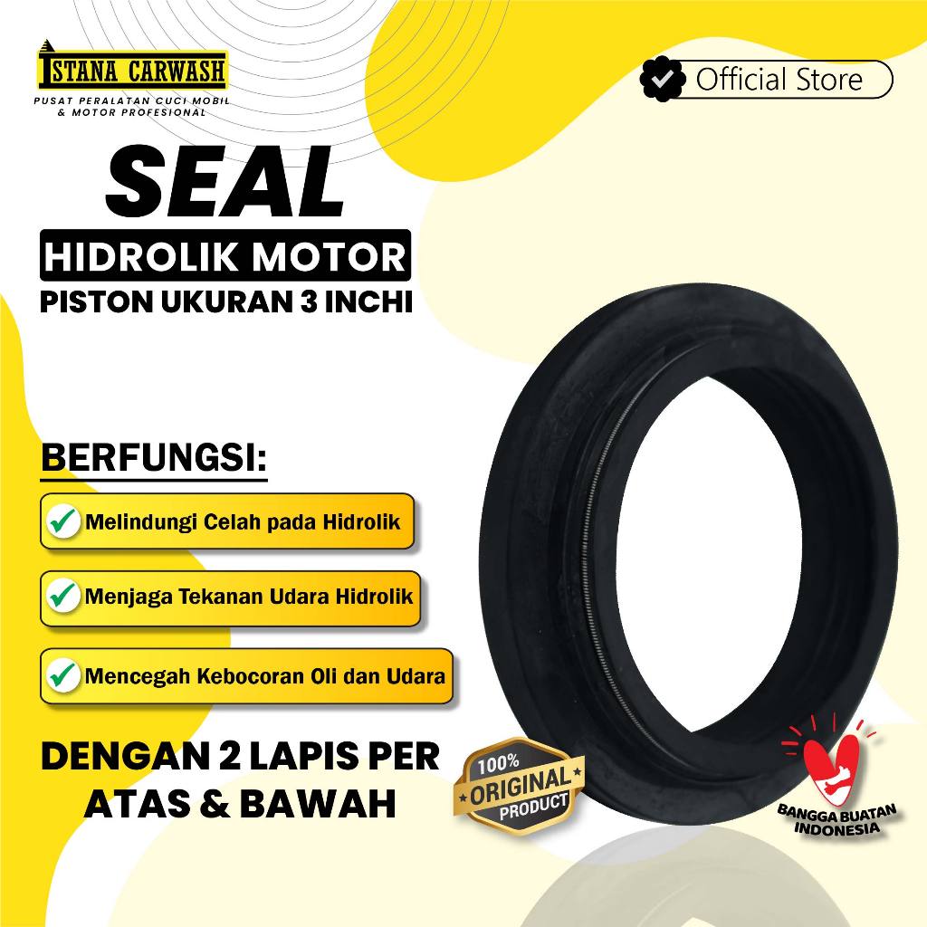 Seal Hidrolik motor dengan per kawat