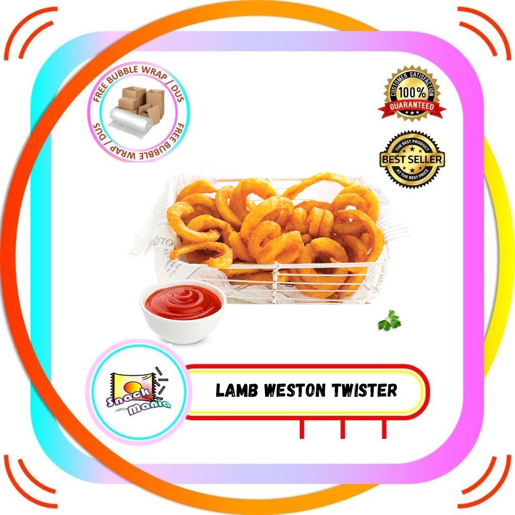Lamb Weston Kentang Goreng Twister Curly Potato French Fries 500 gr