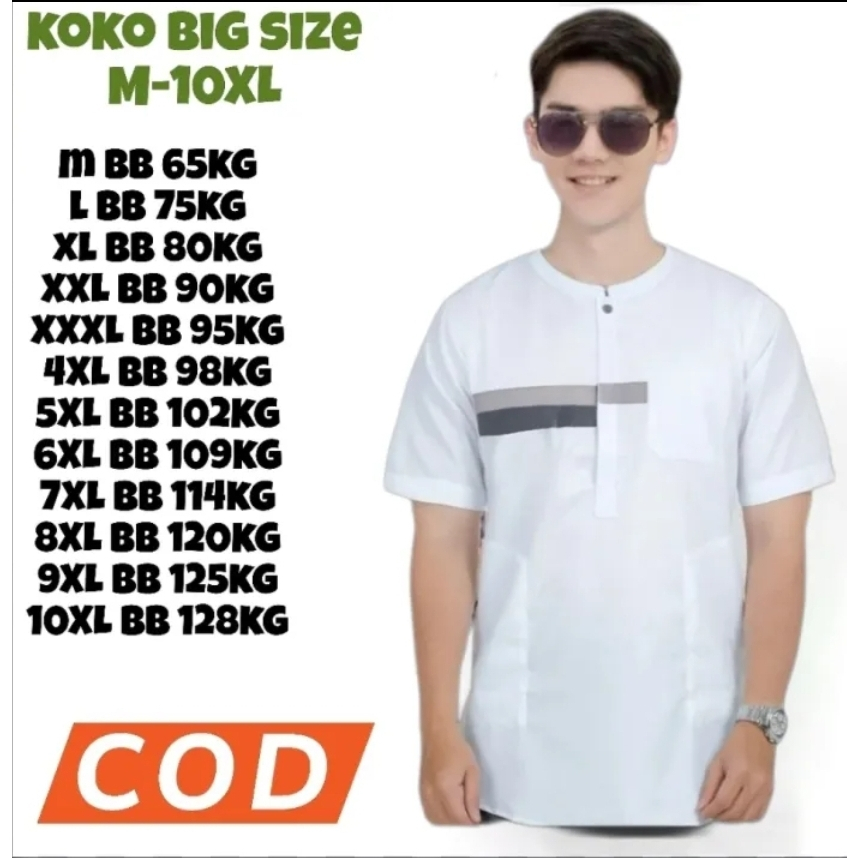 KOKO KURTA PAKISTAN TERBARU MODERN TERKINI  S M L XL-7XL 8XL