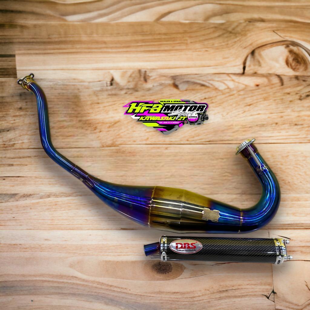 Knalpot Ninja Titanium DBS 1 Set Original