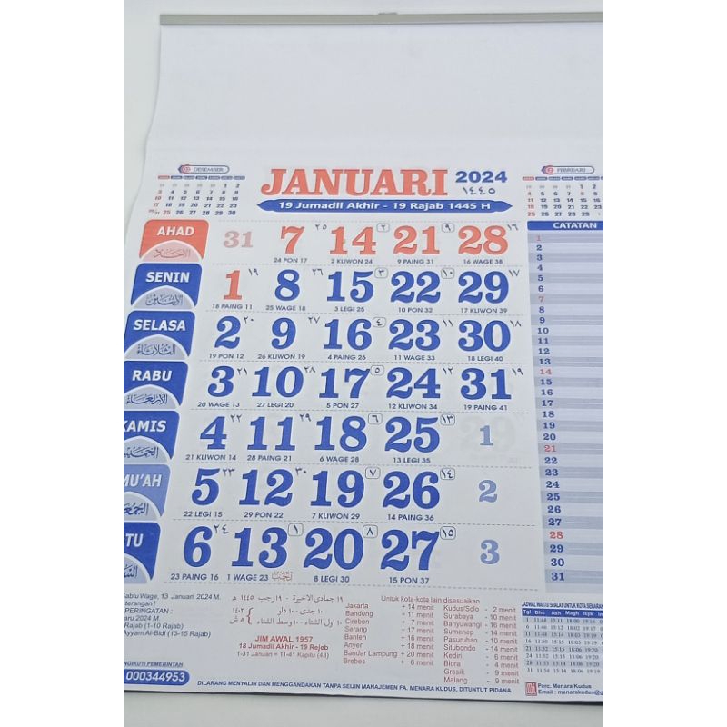 

KALENDER ANGKA TAHUN 2024 MENARA KUDUS