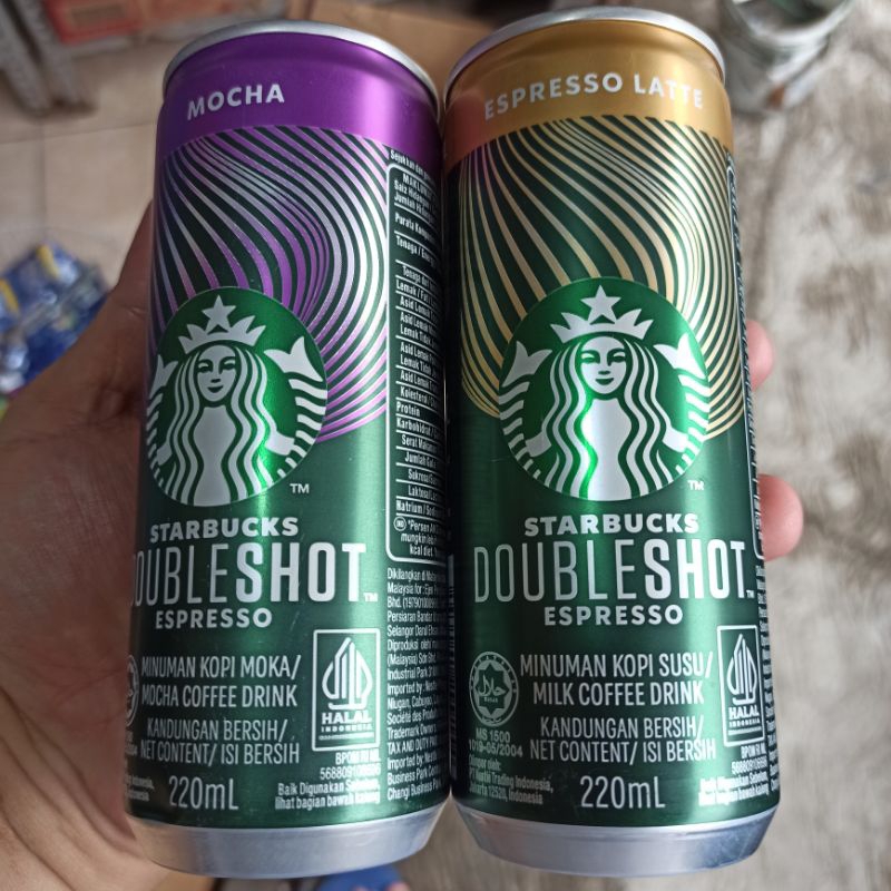 

Minuman Kaleng Kopi Susu STARBUCKS Espresso Latte Mocha DOUBLESHOT