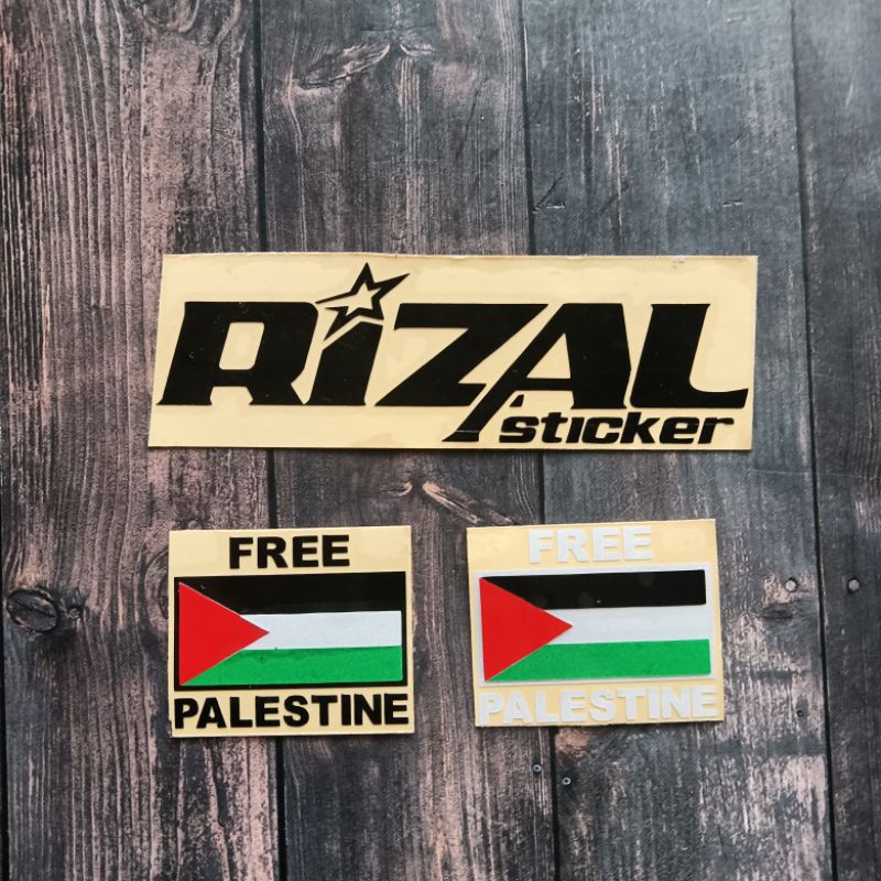 

sticker bendera Palestina free Palestine sticker cutting