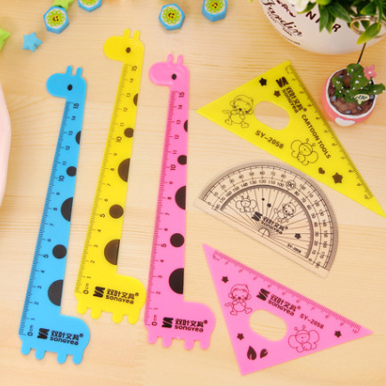 

Set penggaris alat tulis ruler stationery