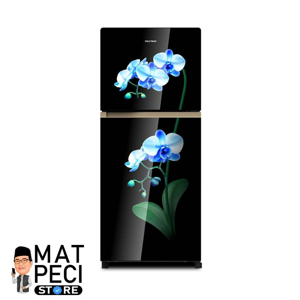POLYTRON KULKAS 2 PINTU PRW-25MOB HITAM BIRU