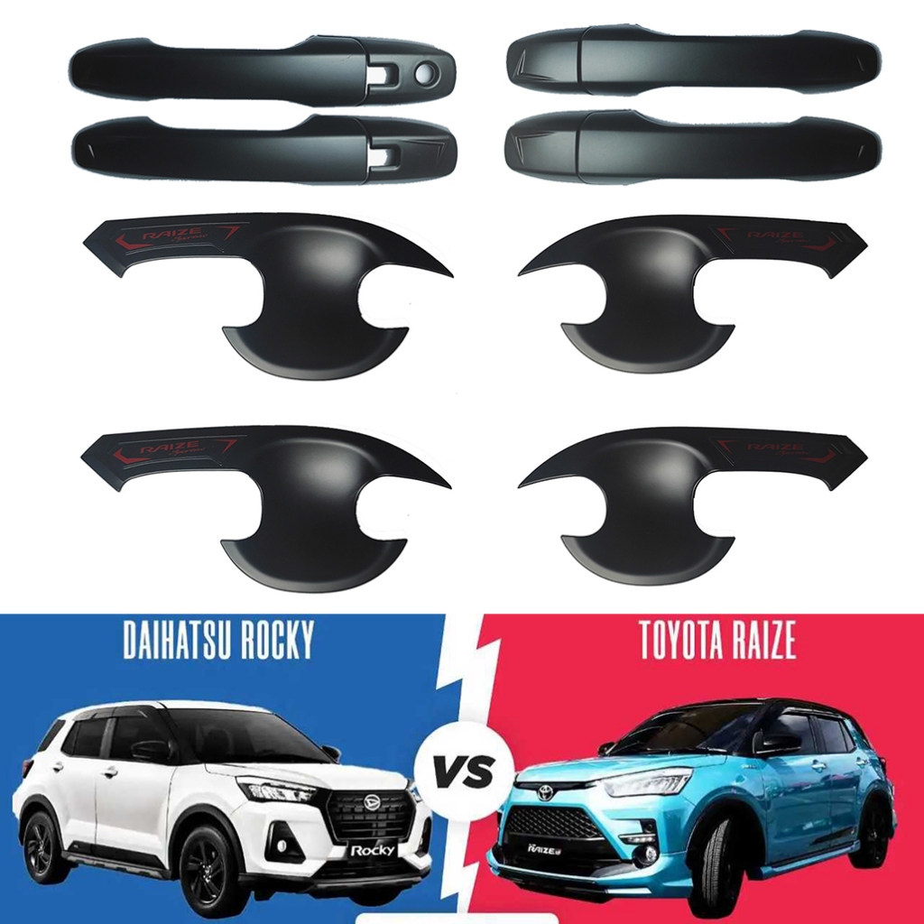 Aksesoris Raize Rocky  Cover Handle Outer Black Doff