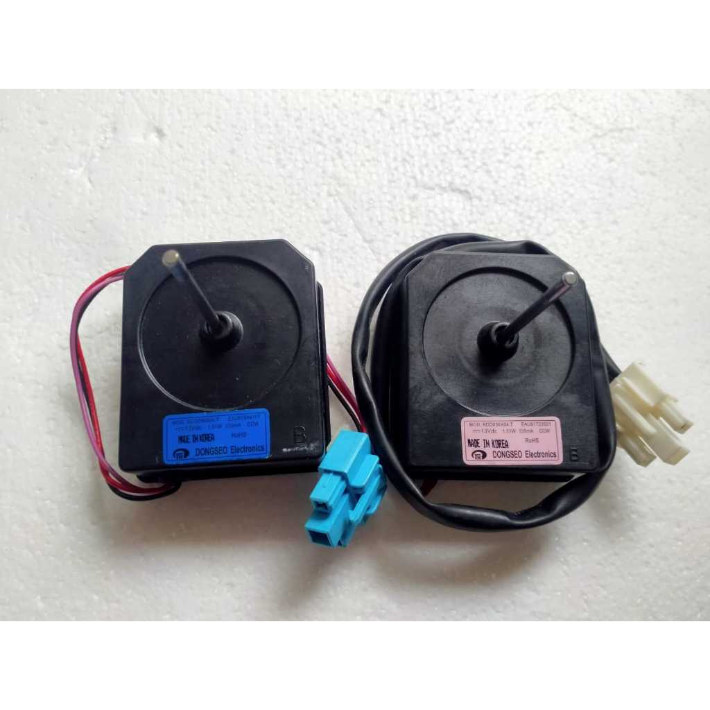 MOTOR FAN EAU61644101 EAU61723501 13 VOLT DC BAWAH KULKAS 2 PINTU LG GN-B602HLCL GN-B702HLCL GN-D702