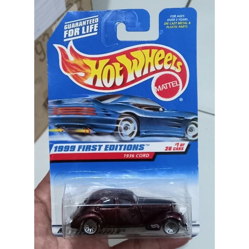 hotwheels 1936 CORD HW 1999 FIRST EDITIONS