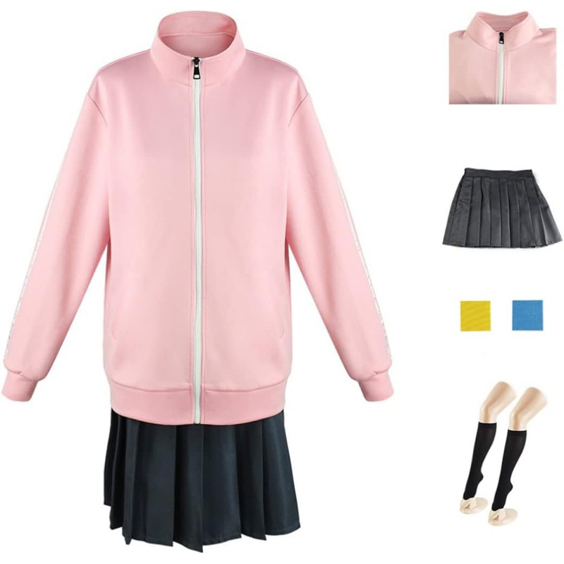 costume anime bocchi the rock hitori gotoh maker high quality size S-L wig manmei styled