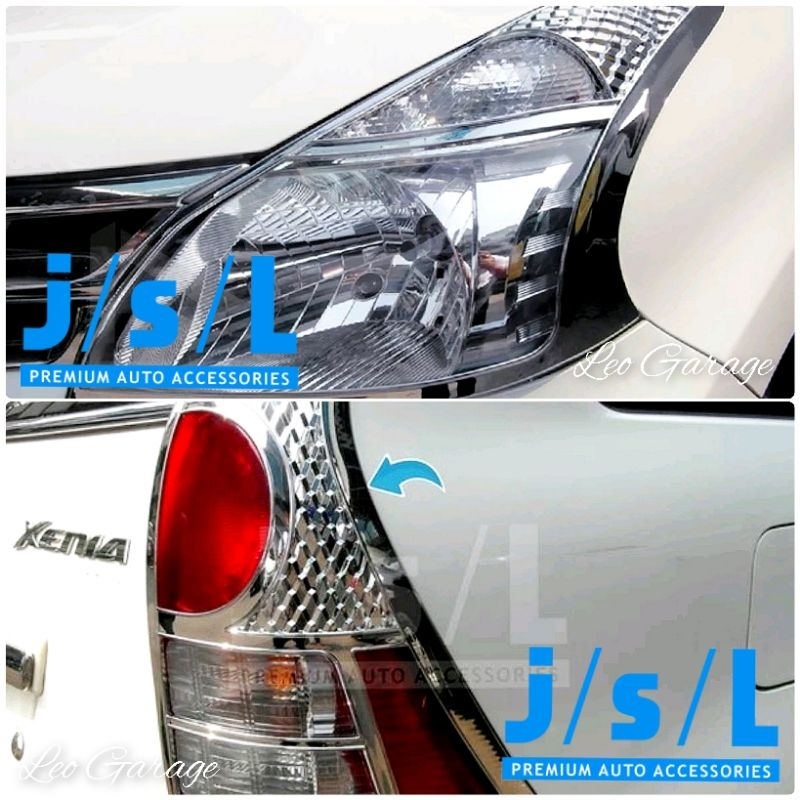 ALL NEW AVANZA XENIA 2012 2013 2014 PAKET GARNISH DEPAN BELAKANG HEAD TAIL LAMP LAMPU HEADLIGHT LAMP