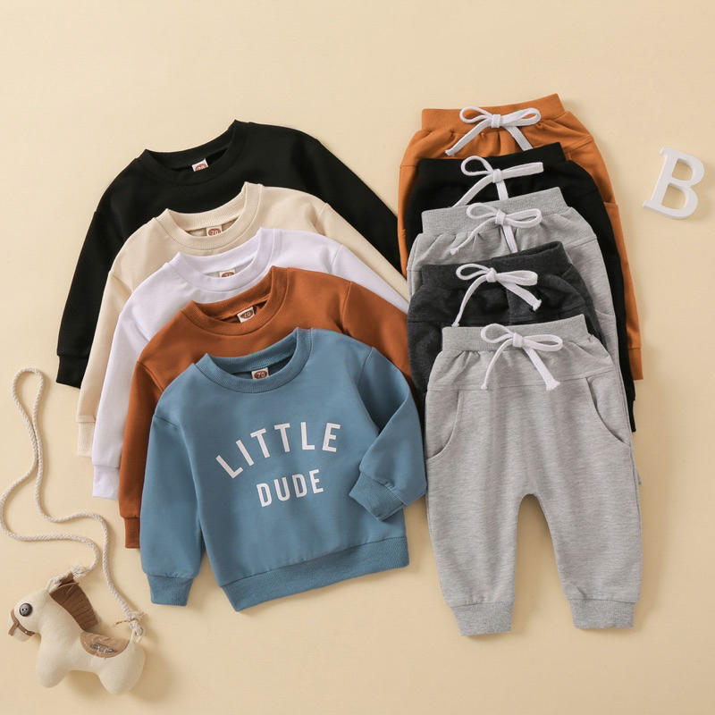 Little Dude Set/ Setelan Anak Laki Laki/ Baju Anak Laki Laki/ Setelan Anak Laki Laki Keren