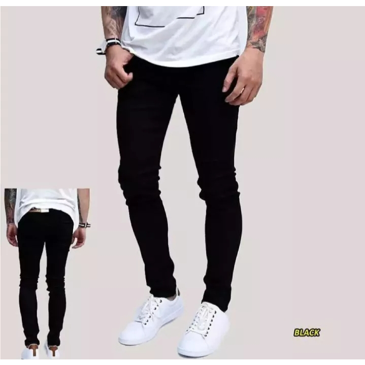 Celana Jeans Pria panjang Skinny Slim Fit Pensil Melar (promo lebaran 2022)