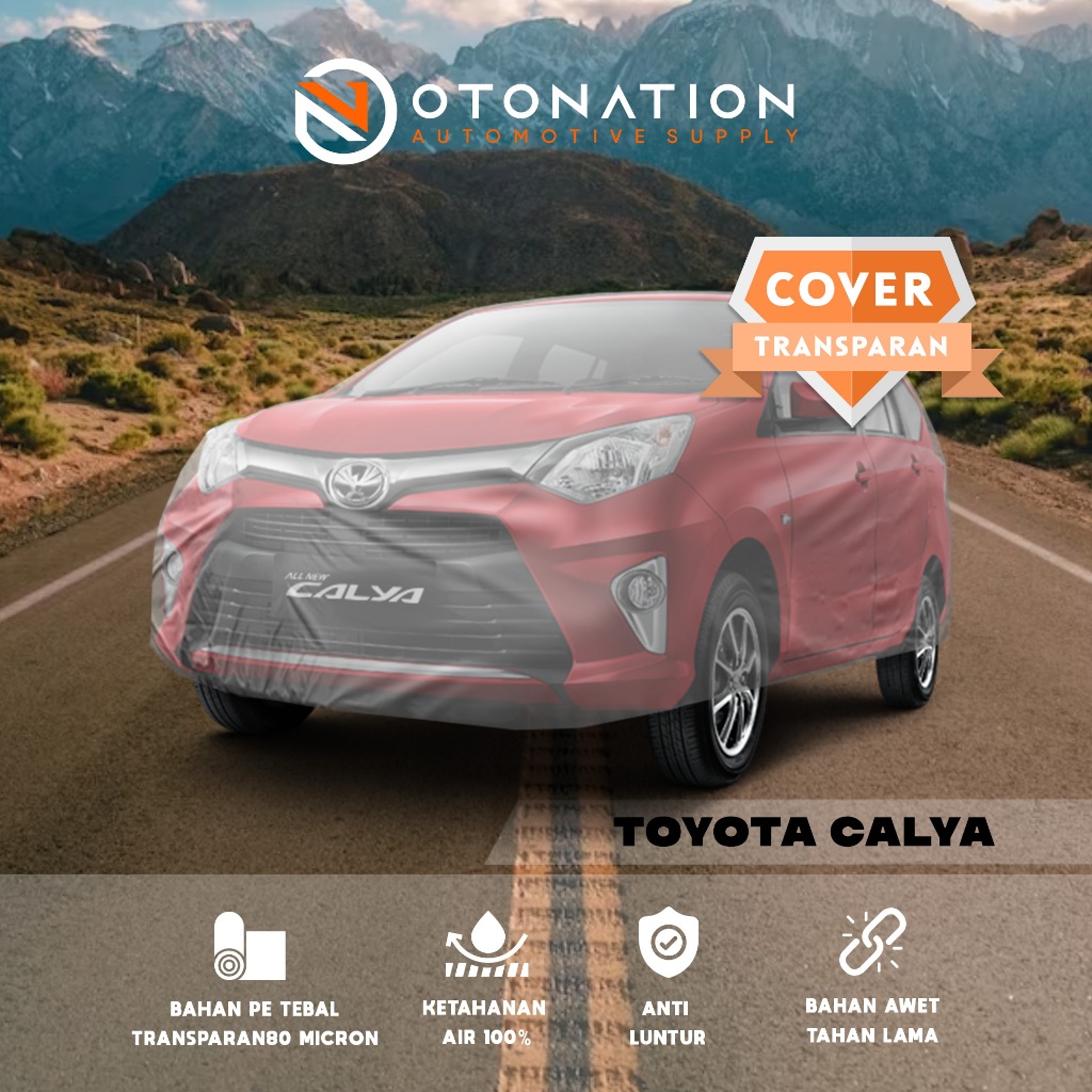Cover Mobil / Selimut Mobil Toyota Calya Transparan