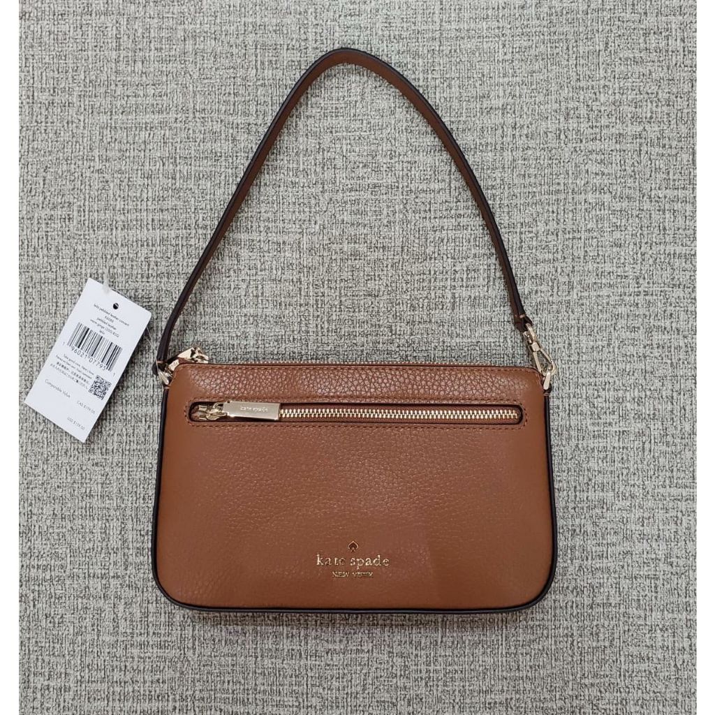 Dompet Wanita Branded KS Leila Convertible Wristlet  Pebbled Leather 100% Original