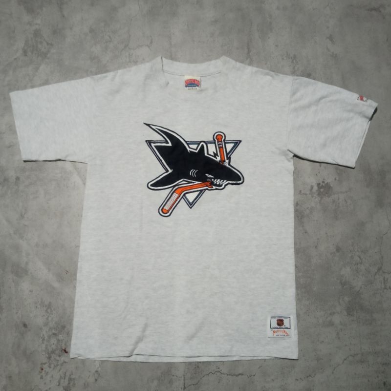 baju kaos vtg vintage NHL putih