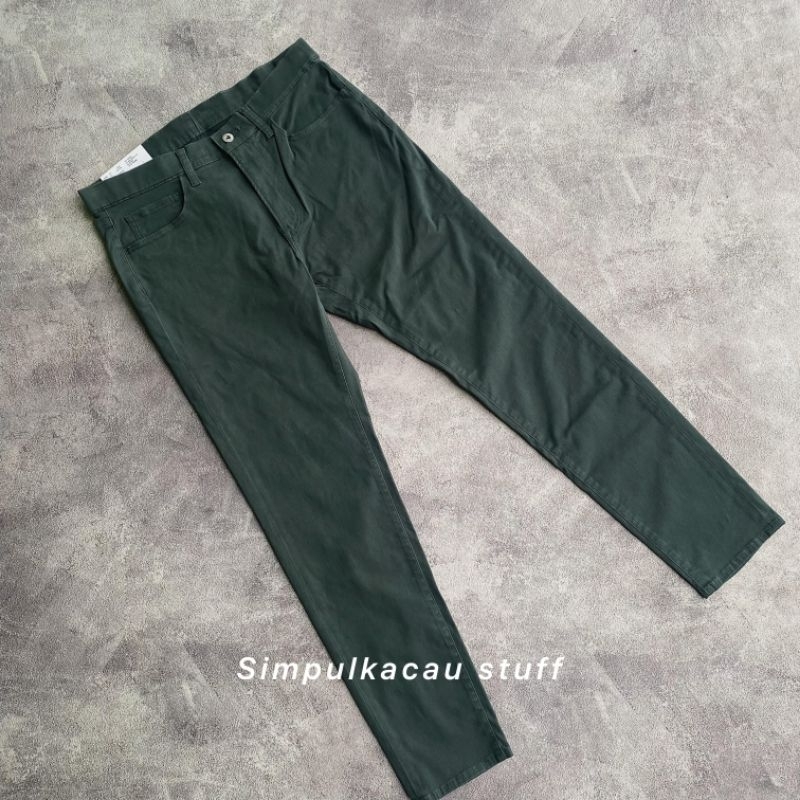 Uniqlo Jeans Ultra Strech Dark Green