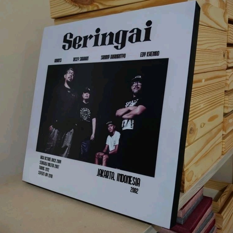 Dekorasi dinding Frameblock - Band Album - Poster Cafe seringai unofficial