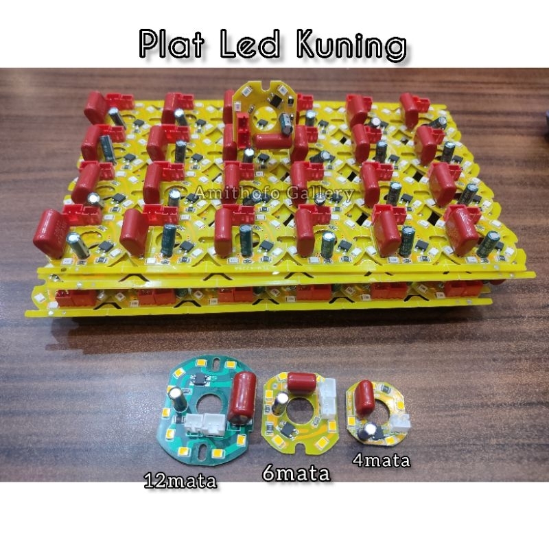 Plat / Bohlam Lampu Led Kuning