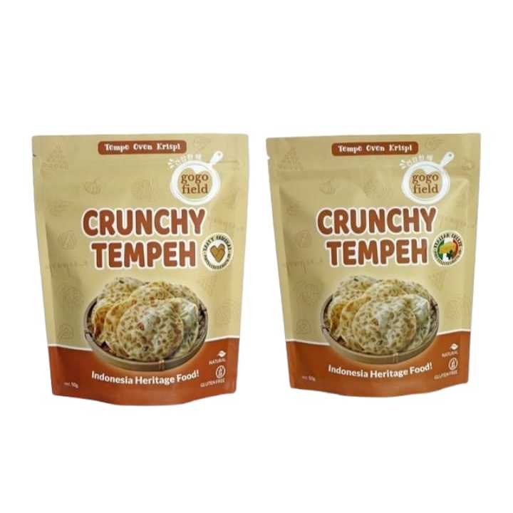 

Gogofield Crunchy Tempeh 50gr Tempe Oven Krispy