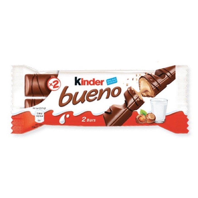 

87 Kinder Bueno coklat 43gr PROMO!!HALAL!! 8fvrp