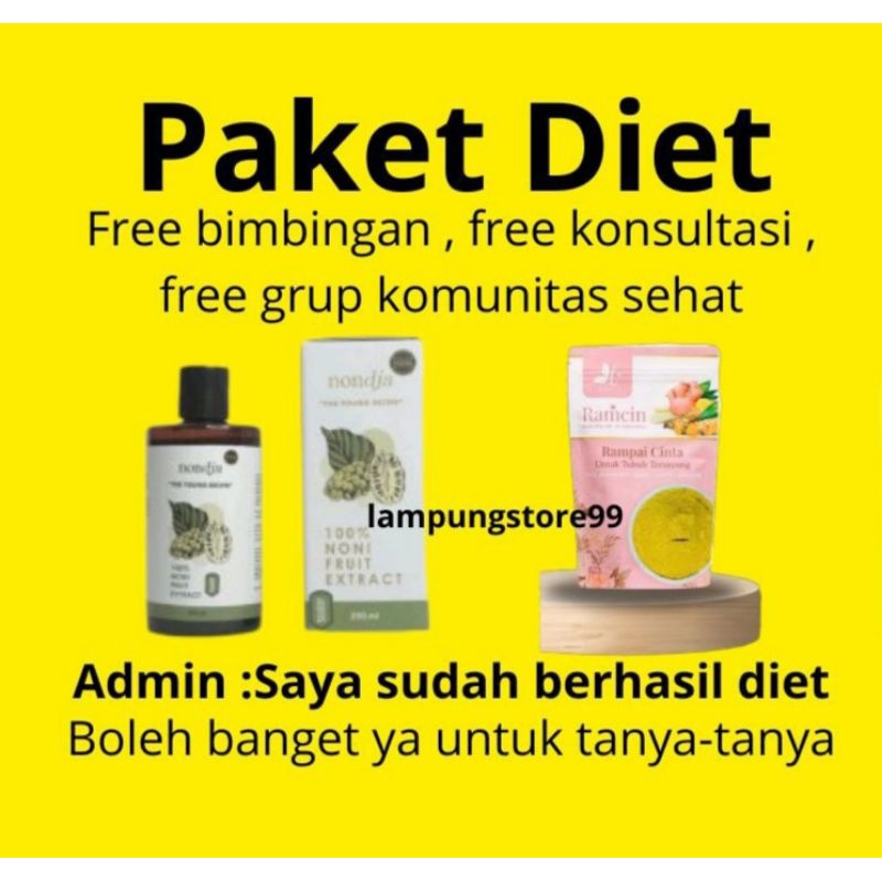 

Gratis Bimbingan Gratis Gratis Grup Komunitas Konsultasi Paket Diet Ramcin dan Nondja Jamu Bubuk dan Buah Noni Fermentasi / Mengkudu tidak pahit