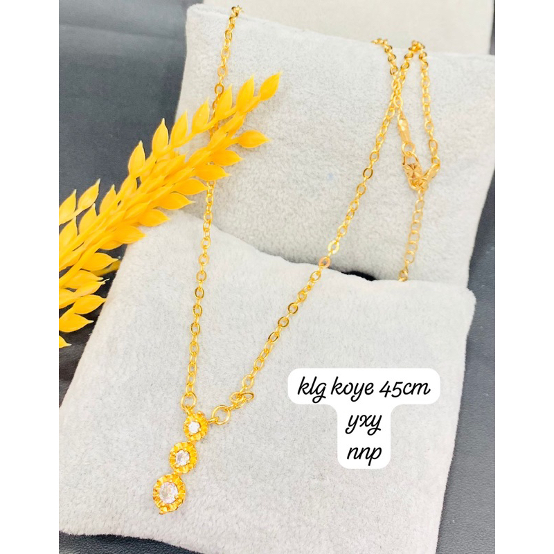 kalung permata pengait S