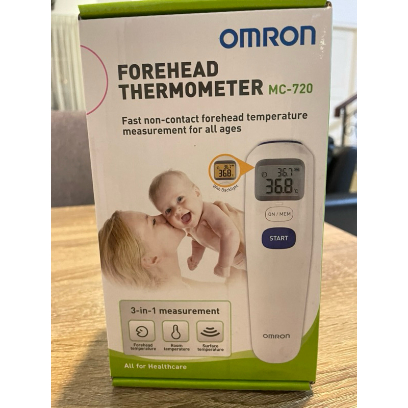 OMRON MC-720 Non-Contact Digital Forehead Termometer (PRELOVED LIKE NEW)