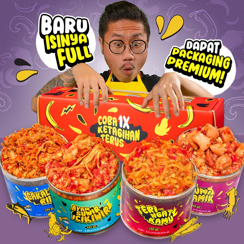 

✨Terbaru✨ Eatsambel - Paket Kerjasama Mas Yangun (Set 4) serbuuu !